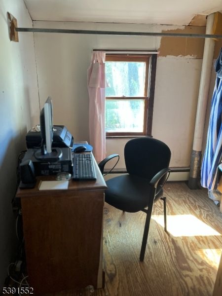 Home Office, Interior, Wood Texture Flooring
