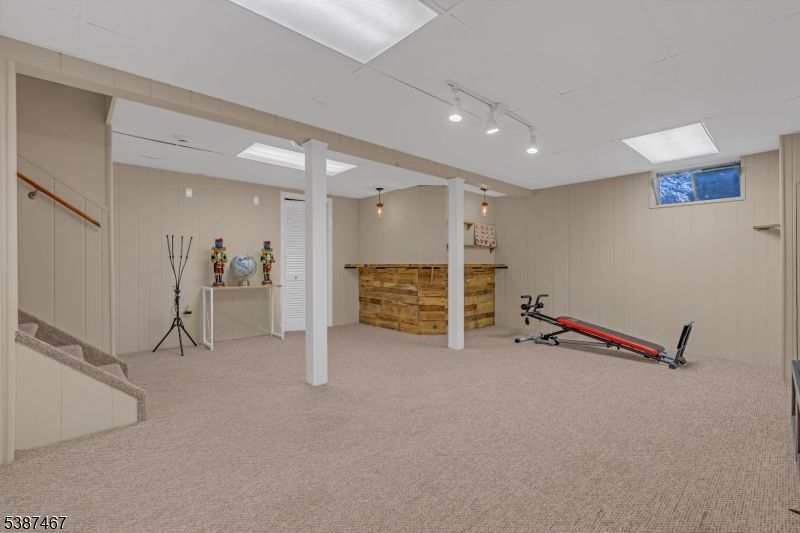 Fitness Equipment, Interior, Wooden Walls