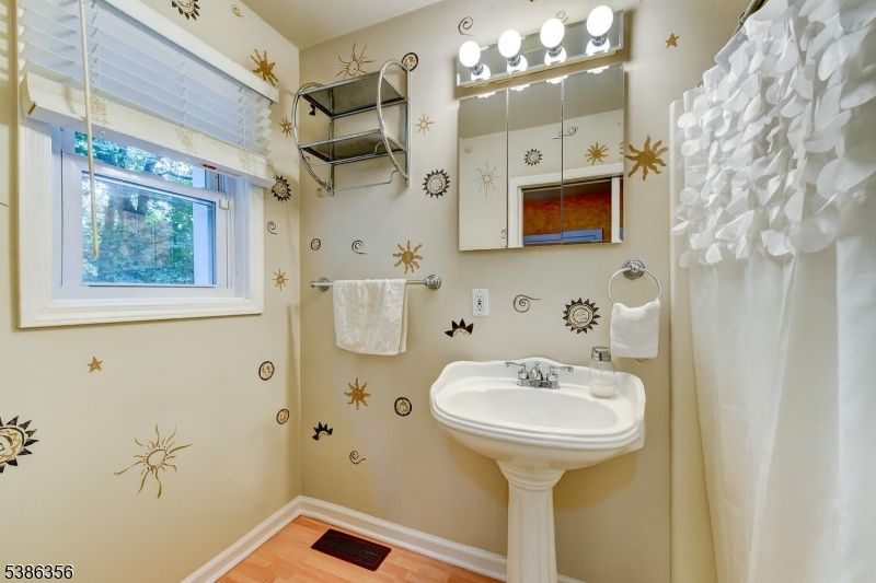 Bathroom, Interior, Wood Texture Flooring