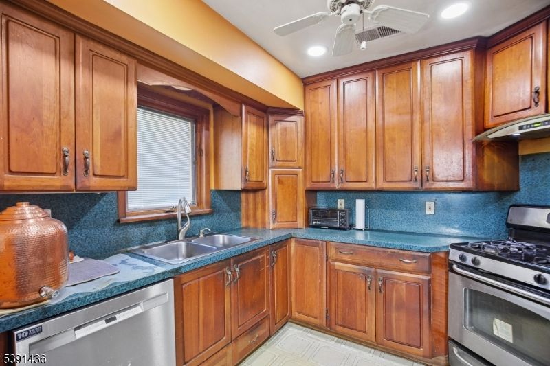 Interior, Kitchen, Recessed Lighting, Stainless Steel Appliances