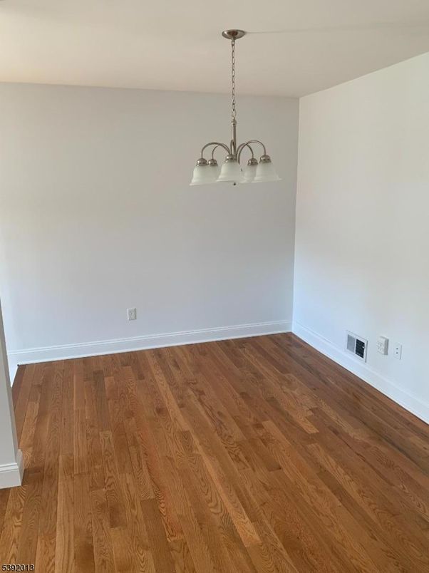 Chandelier, Empty room, Interior, Wood Texture Flooring