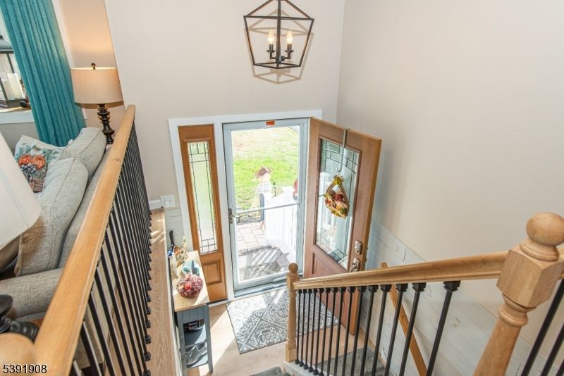 Chandelier, Interior, Wood Texture Flooring