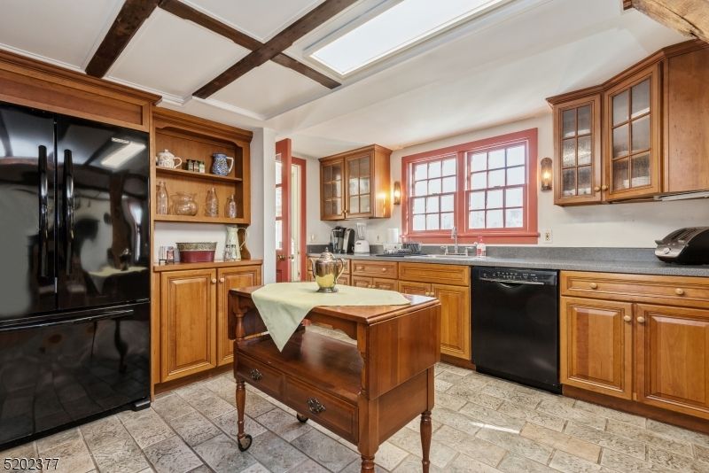 Interior, Kitchen, Wooden Beams