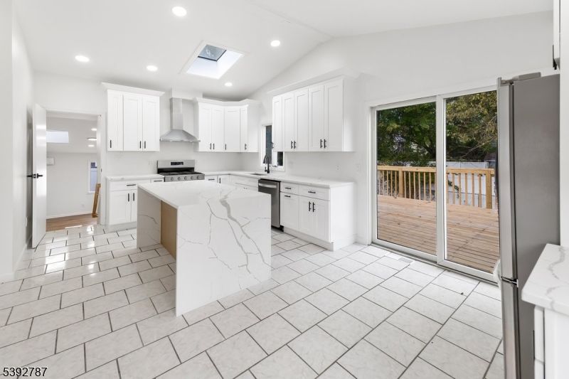 Interior, Kitchen, Recessed Lighting, Stainless Steel Appliances