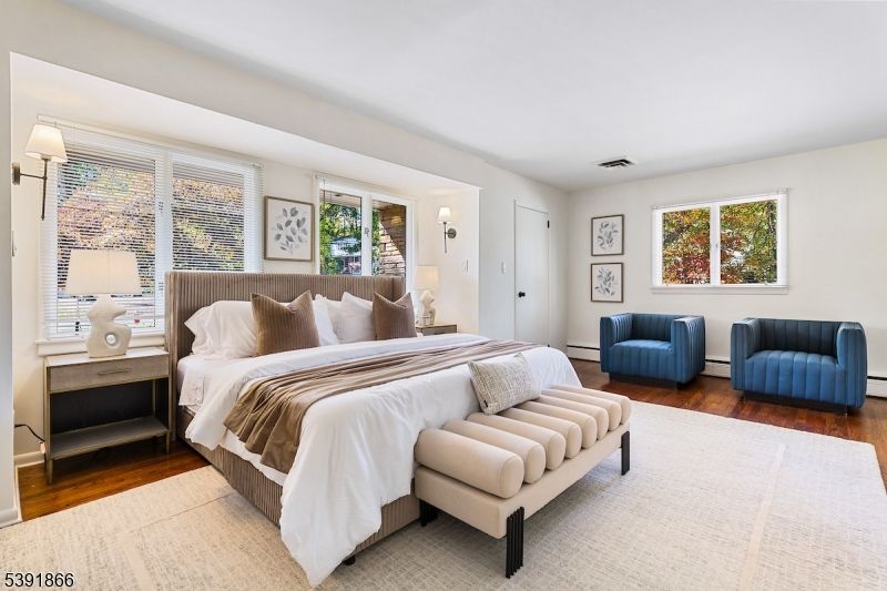 Bedroom, Interior, Wood Texture Flooring