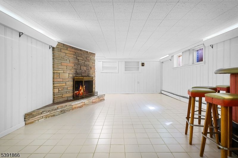 Empty room, Fireplace, Interior