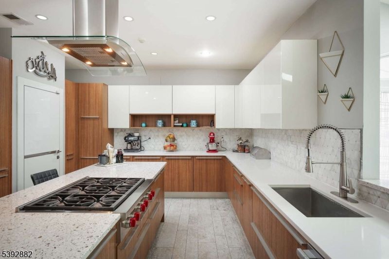 Interior, Kitchen, Recessed Lighting, Stainless Steel Appliances