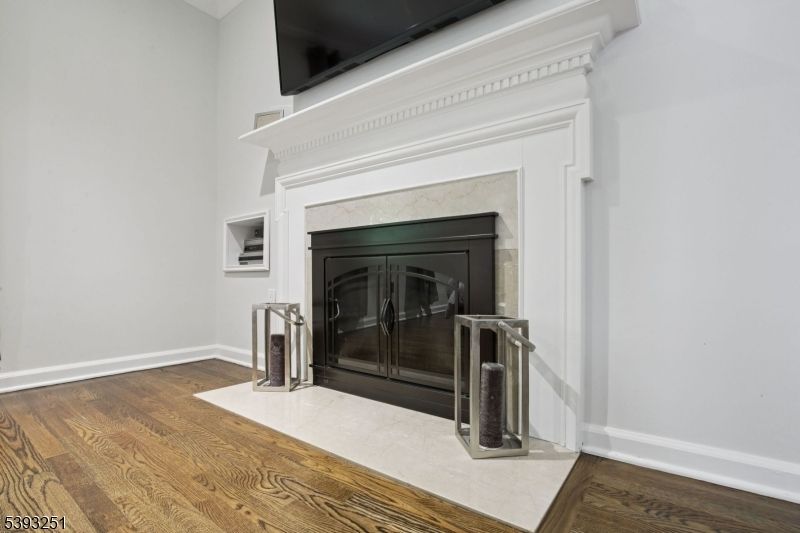 Fireplace, Interior, Wood Texture Flooring
