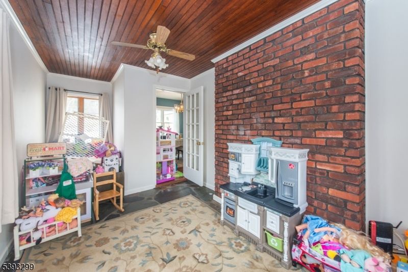 Interior, Stone Walls, Wooden Ceilings