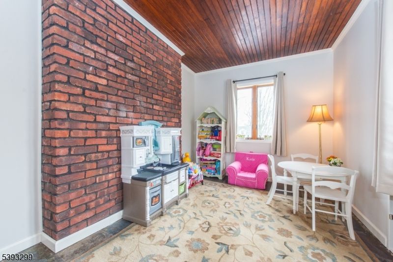 Dining room, Interior, Stone Walls, Wooden Ceilings