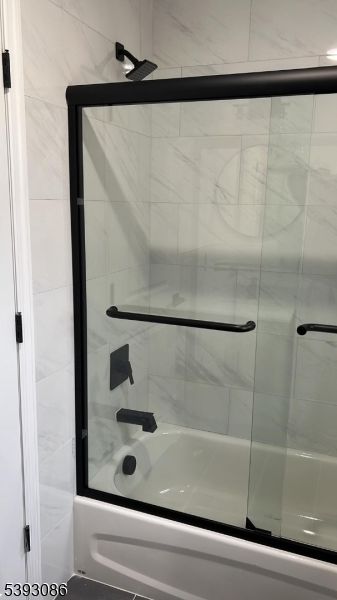 Bathroom, Glass Shower, Interior, Marble Walls
