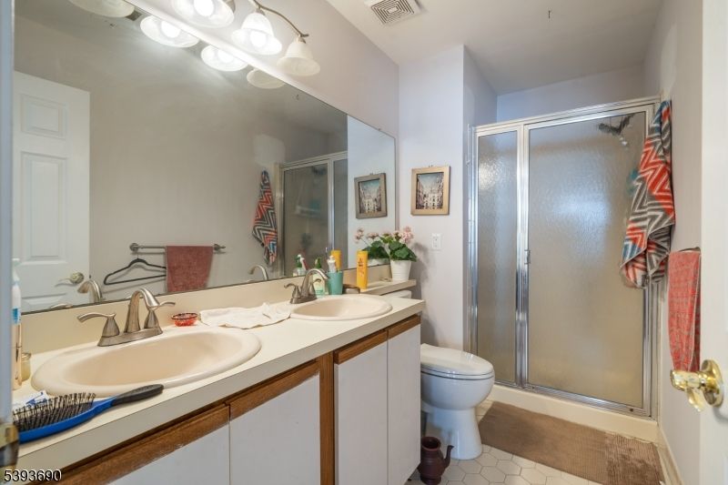 Bathroom, Dual Sink Vanities, Glass Shower, Interior