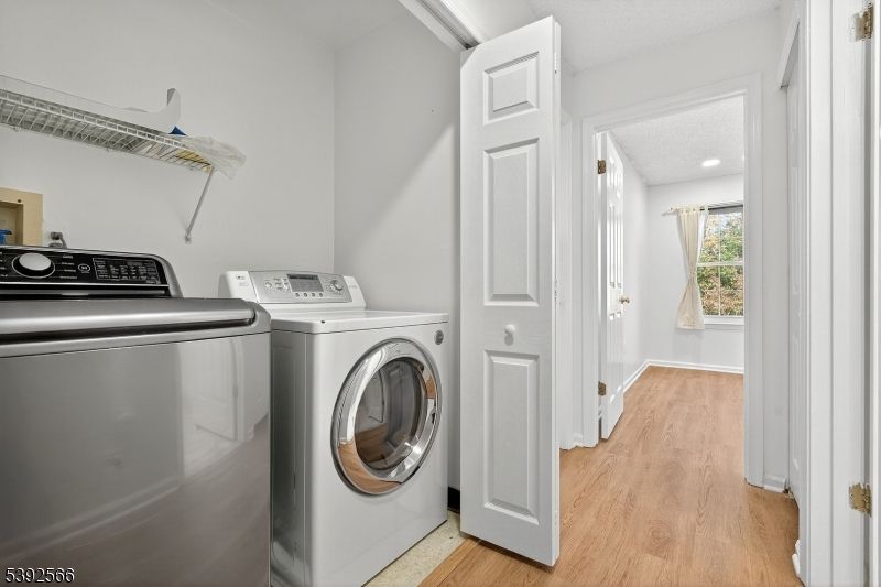 Interior, Recessed Lighting, Utility Closets, Washer, Wood Texture Flooring