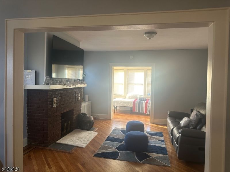 Fireplace, Interior, Wood Texture Flooring