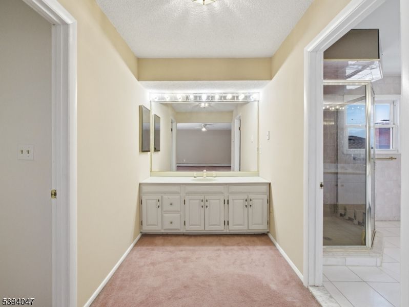 Bathroom, Dual Sink Vanities, Glass Shower, Interior