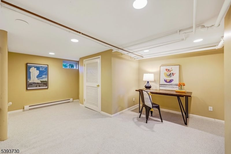 Home Office, Interior, Recessed Lighting