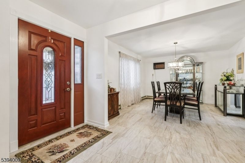 Chandelier, Dining room, Interior, Marble