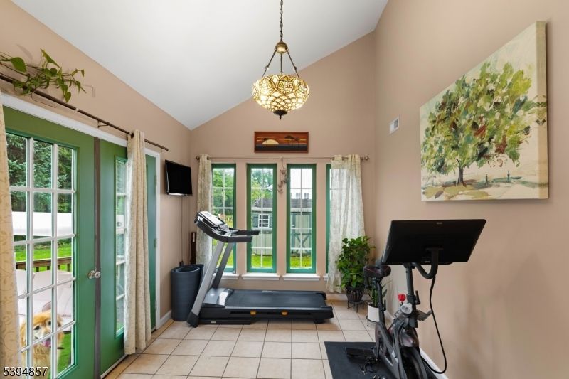 Fitness Equipment, Interior, Pendant Lights