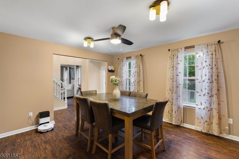 Dining room, Interior, Wood Texture Flooring