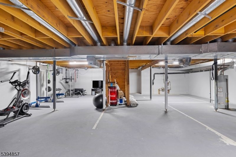 Fitness Equipment, Interior, Wooden Beams, Wooden Ceilings