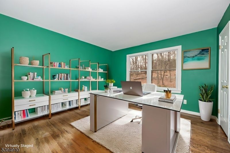 Home Office, Interior, Wood Texture Flooring