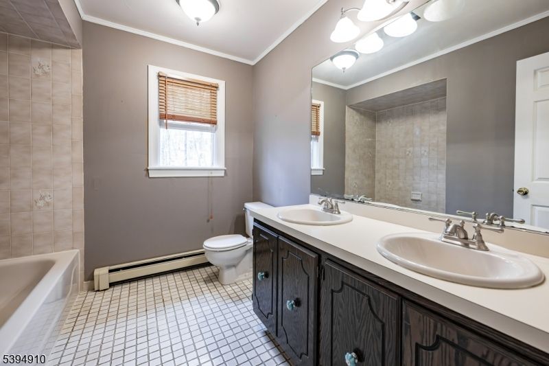 Bathroom, Dual Sink Vanities, Glass Shower, Interior