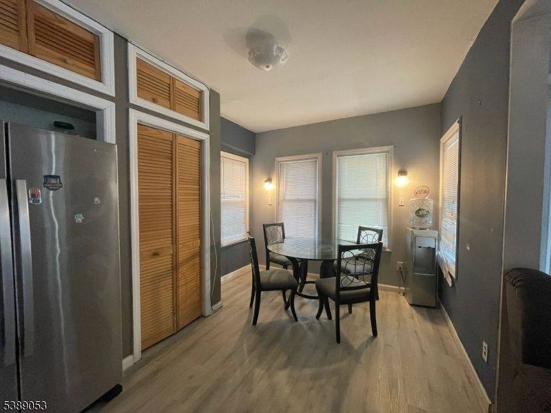 Dining room, Interior, Wood Texture Flooring