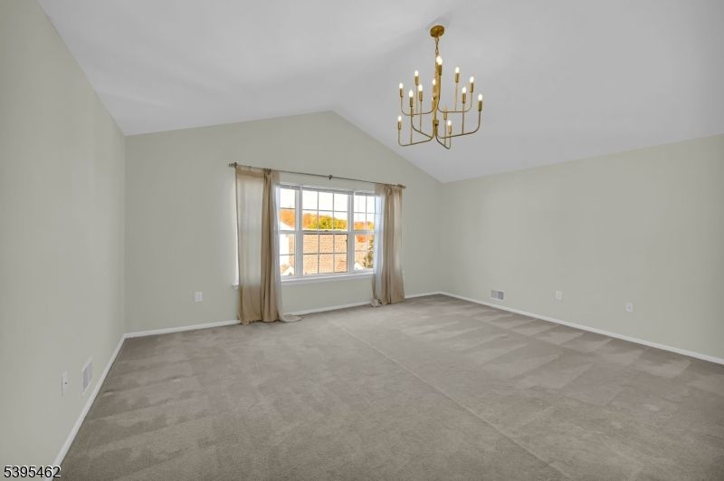 Chandelier, Empty room, Interior
