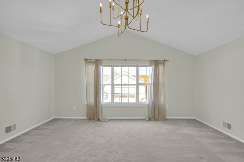 Chandelier, Empty room, Interior