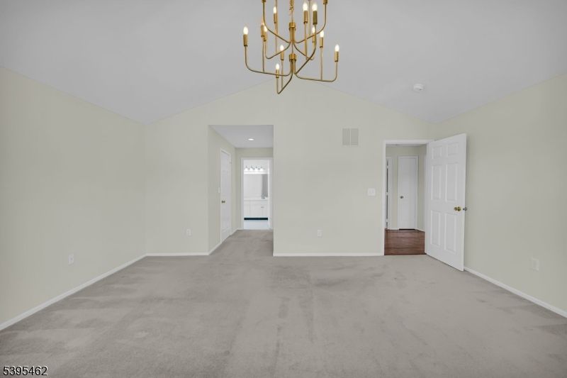 Chandelier, Empty room, Interior