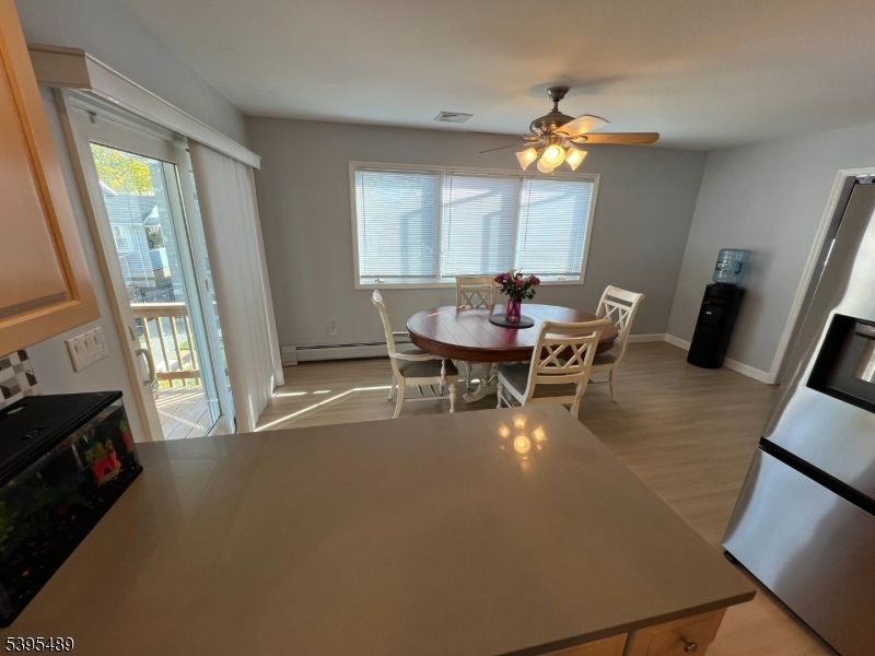 Dining room, Interior, Wood Texture Flooring