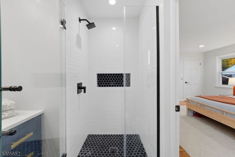 Bathroom, Bedroom, Glass Shower, Interior, Recessed Lighting