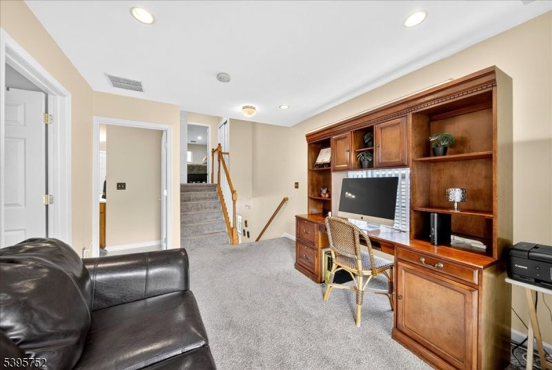 Home Office, Interior, Recessed Lighting