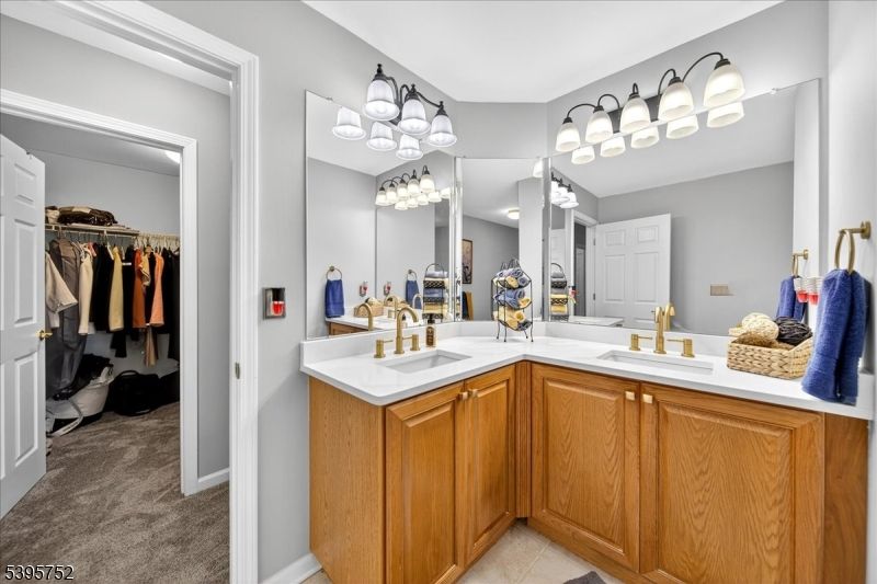 Bathroom, Dual Sink Vanities, Interior, Walk-in Closets