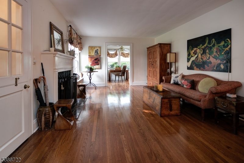 Fireplace, Interior, Wood Texture Flooring