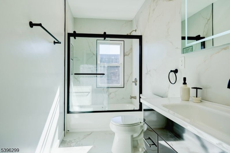 Bathroom, Glass Shower, Interior, Marble, Marble Walls