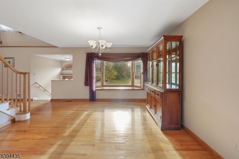 Chandelier, Empty room, Interior, Wood Texture Flooring