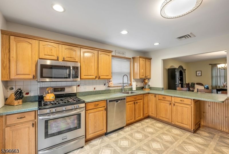 Interior, Kitchen, Recessed Lighting, Stainless Steel Appliances