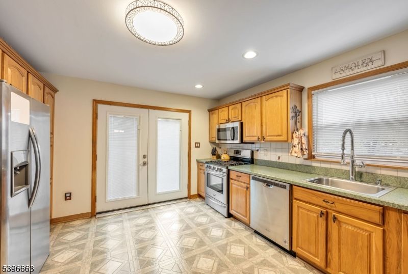 Interior, Kitchen, Recessed Lighting, Stainless Steel Appliances