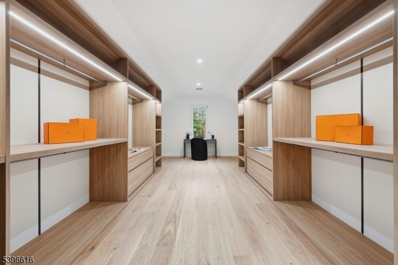 Interior, Recessed Lighting, Walk-in Closets, Wood Texture Flooring