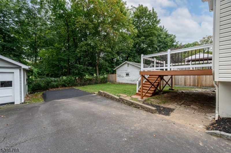 Backyard, Detached Garage, Exterior