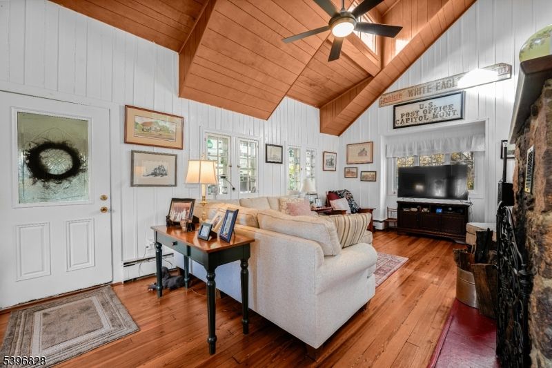 Interior, Living room, Wooden Ceilings, Wood Texture Flooring