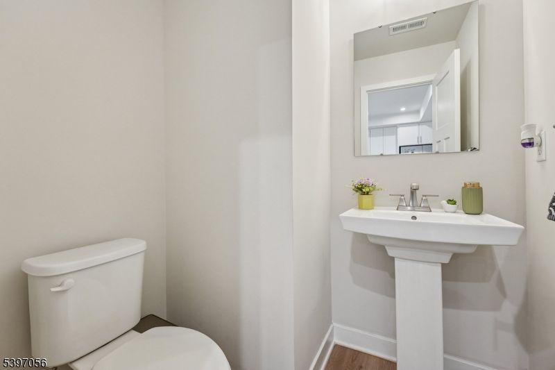 Bathroom, Interior, Recessed Lighting, Wood Texture Flooring