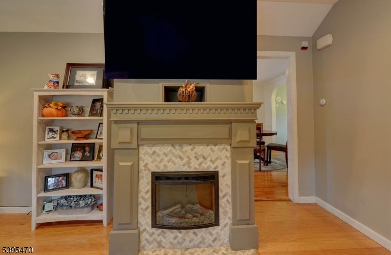 Fireplace, Interior, Wood Texture Flooring