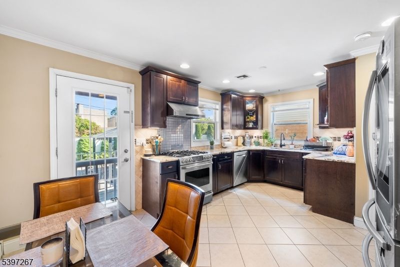 Interior, Kitchen, Recessed Lighting, Stainless Steel Appliances