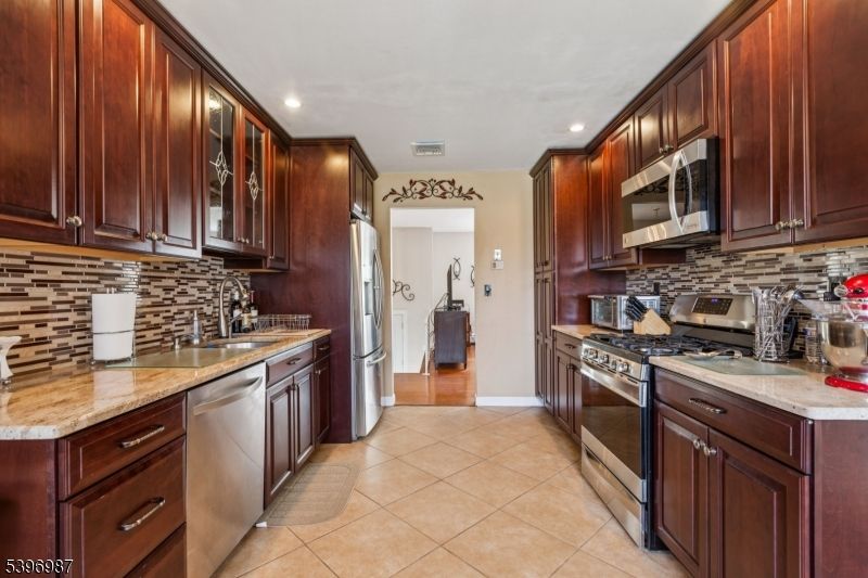 Interior, Kitchen, Recessed Lighting, Stainless Steel Appliances