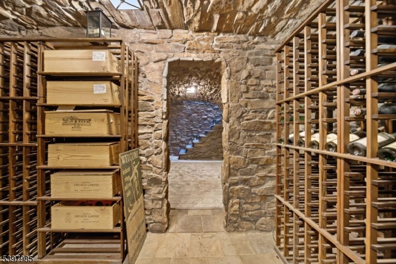 Interior, Stone Walls, Wine Storage