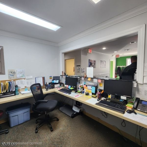 Home Office, Interior, Recessed Lighting