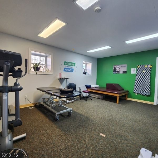 Fitness Equipment, Interior, Recessed Lighting