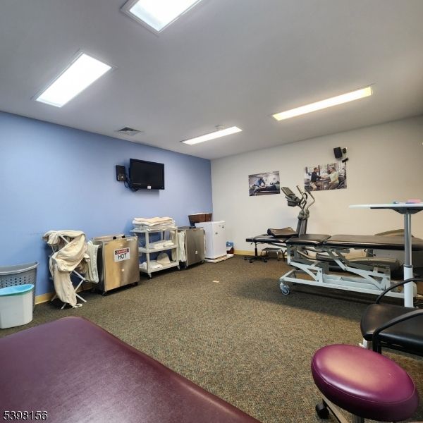 Fitness Equipment, Interior, Recessed Lighting